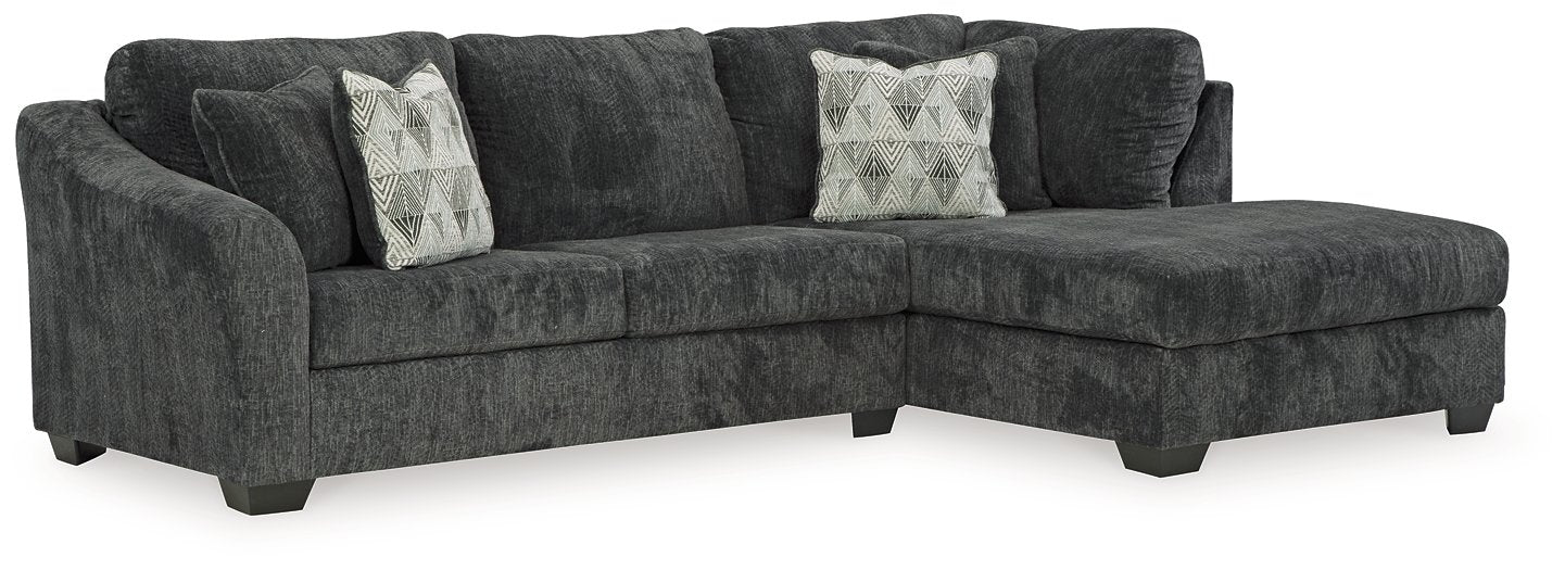 Biddeford 2-Piece Sleeper Sectional with Chaise - Furnish 4 Less 98 (NY)*