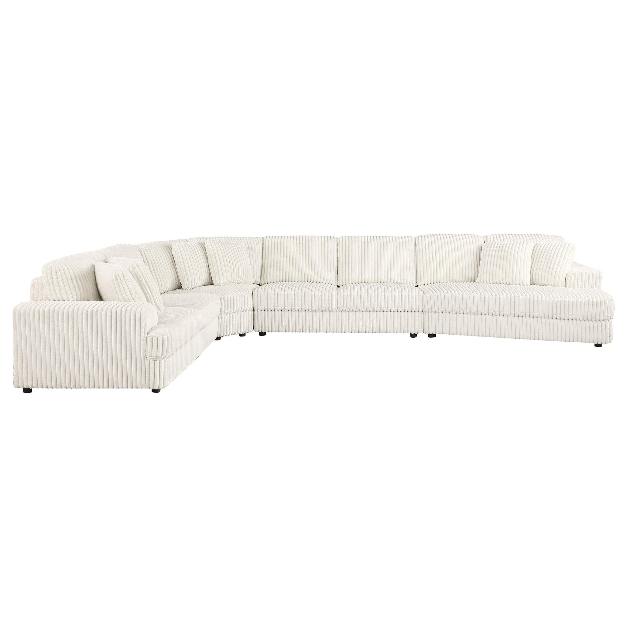 Emberson Upholstered Modular Sectional Sofa Ivory