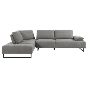 Arden 2-piece Adjustable Back Sectional Taupe image