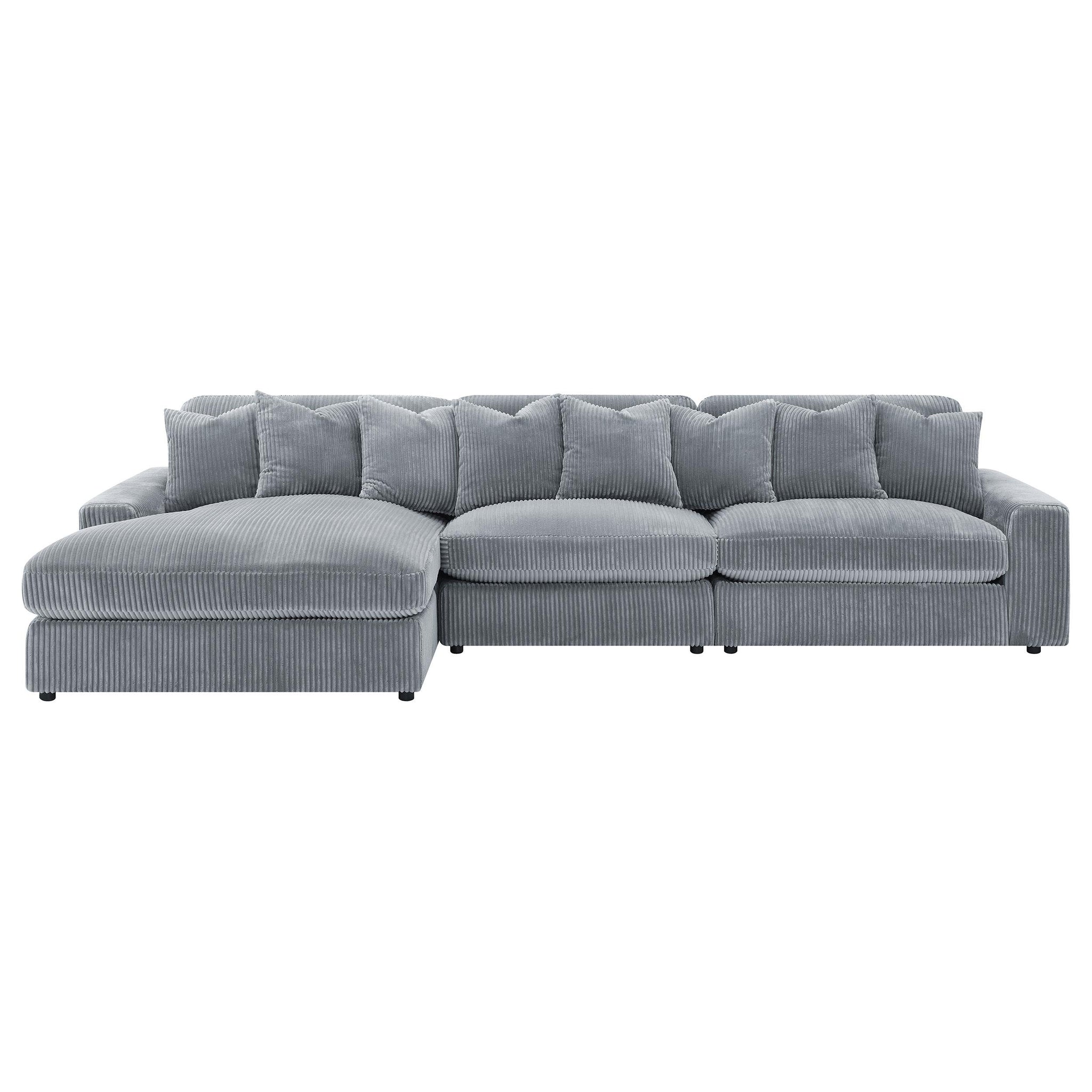 Blaine Upholstered Reversible Chaise Sectional Sofa