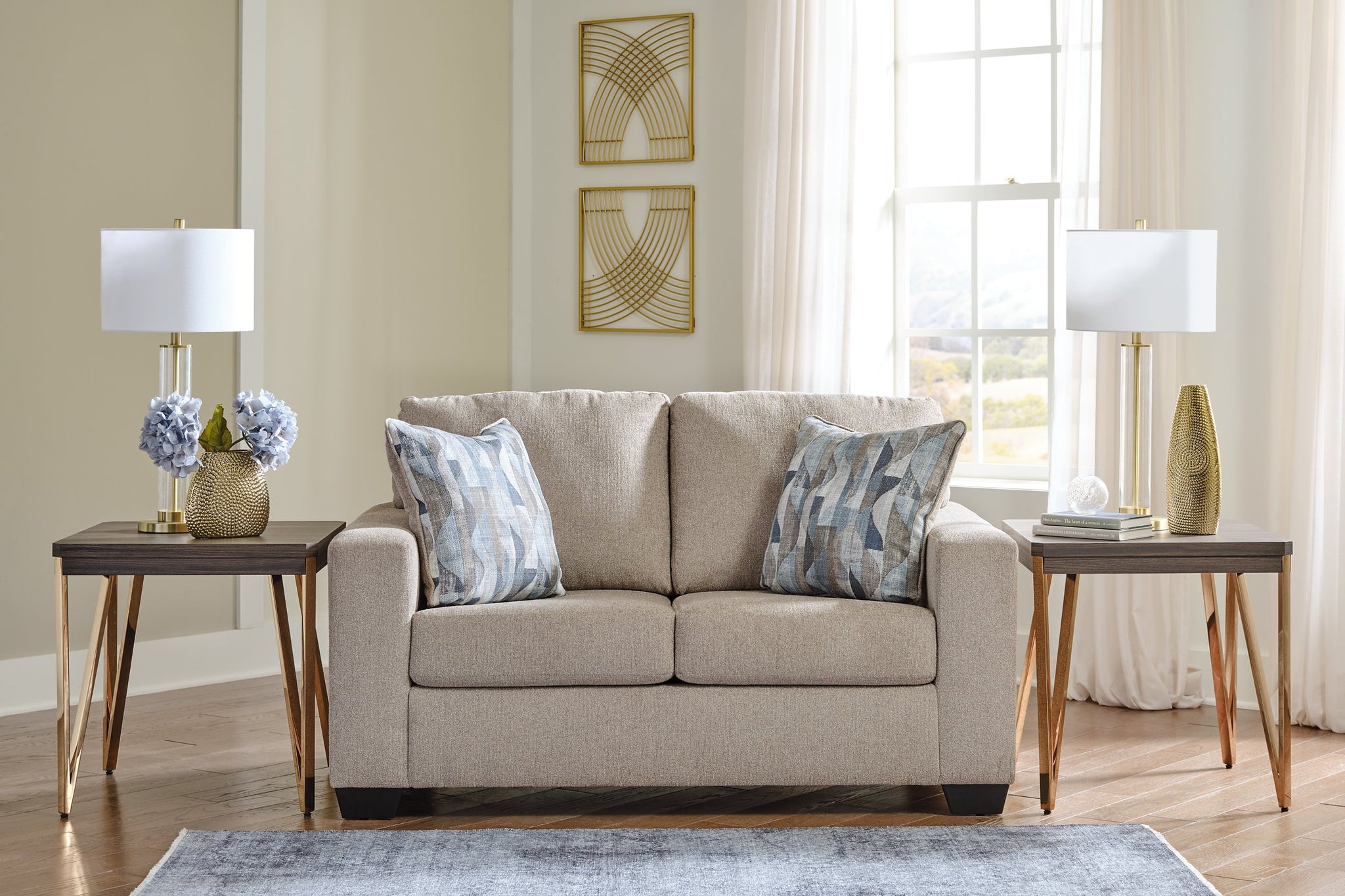 Deltona Loveseat - Furnish 4 Less 98 (NY)*