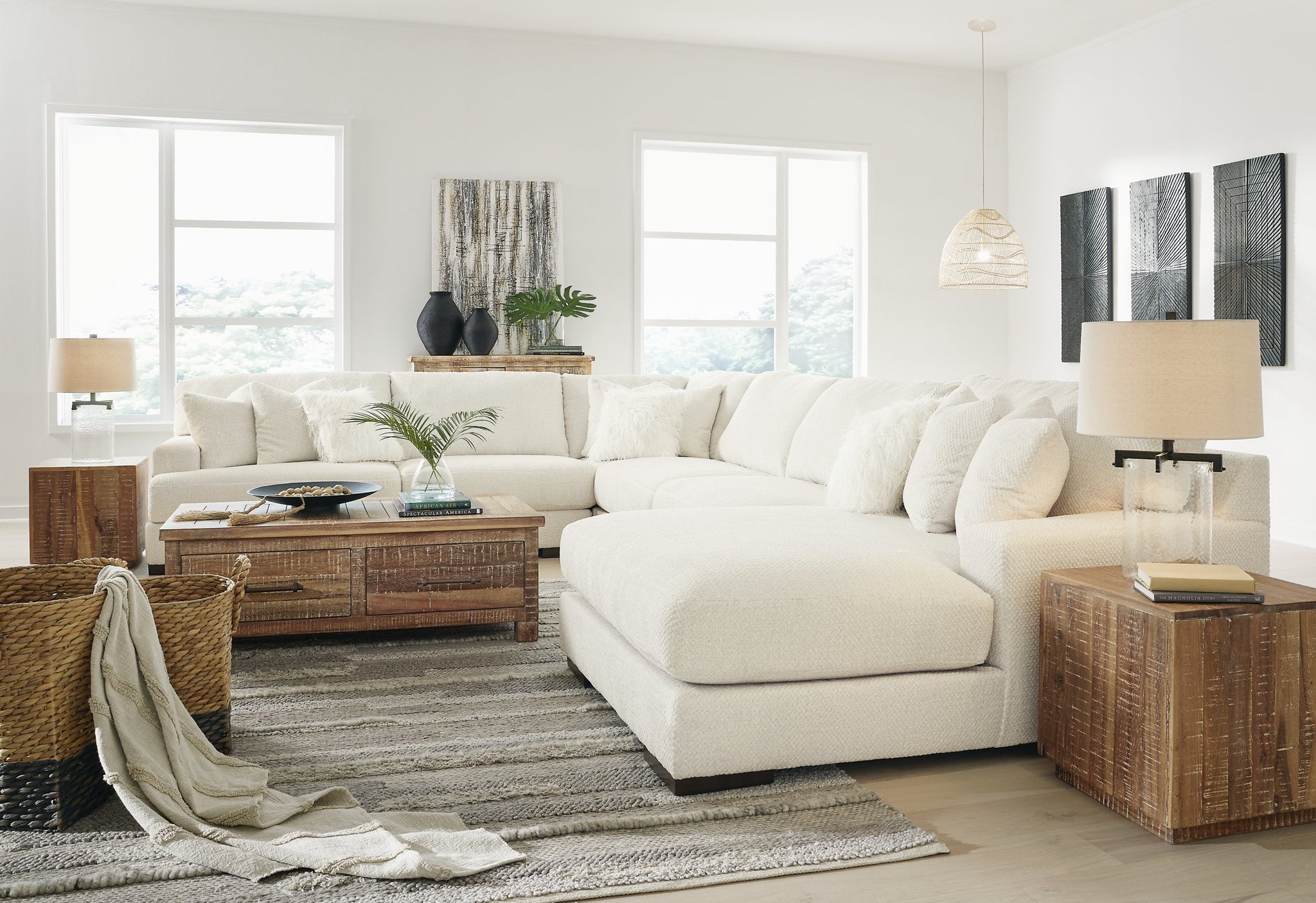 Zada 5-Piece Sectional with Chaise - Furnish 4 Less 98 (NY)*