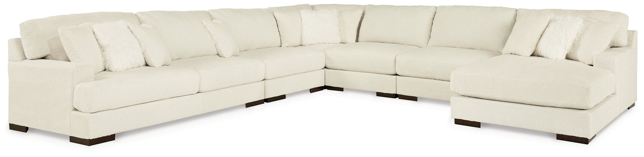 Zada 6-Piece Sectional with Chaise - Furnish 4 Less 98 (NY)*