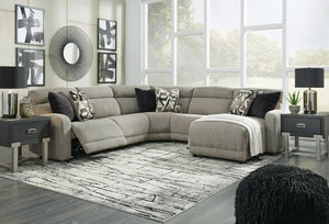 Colleyville 5-Piece Power Reclining Sectional with Chaise - Furnish 4 Less 98 (NY)*