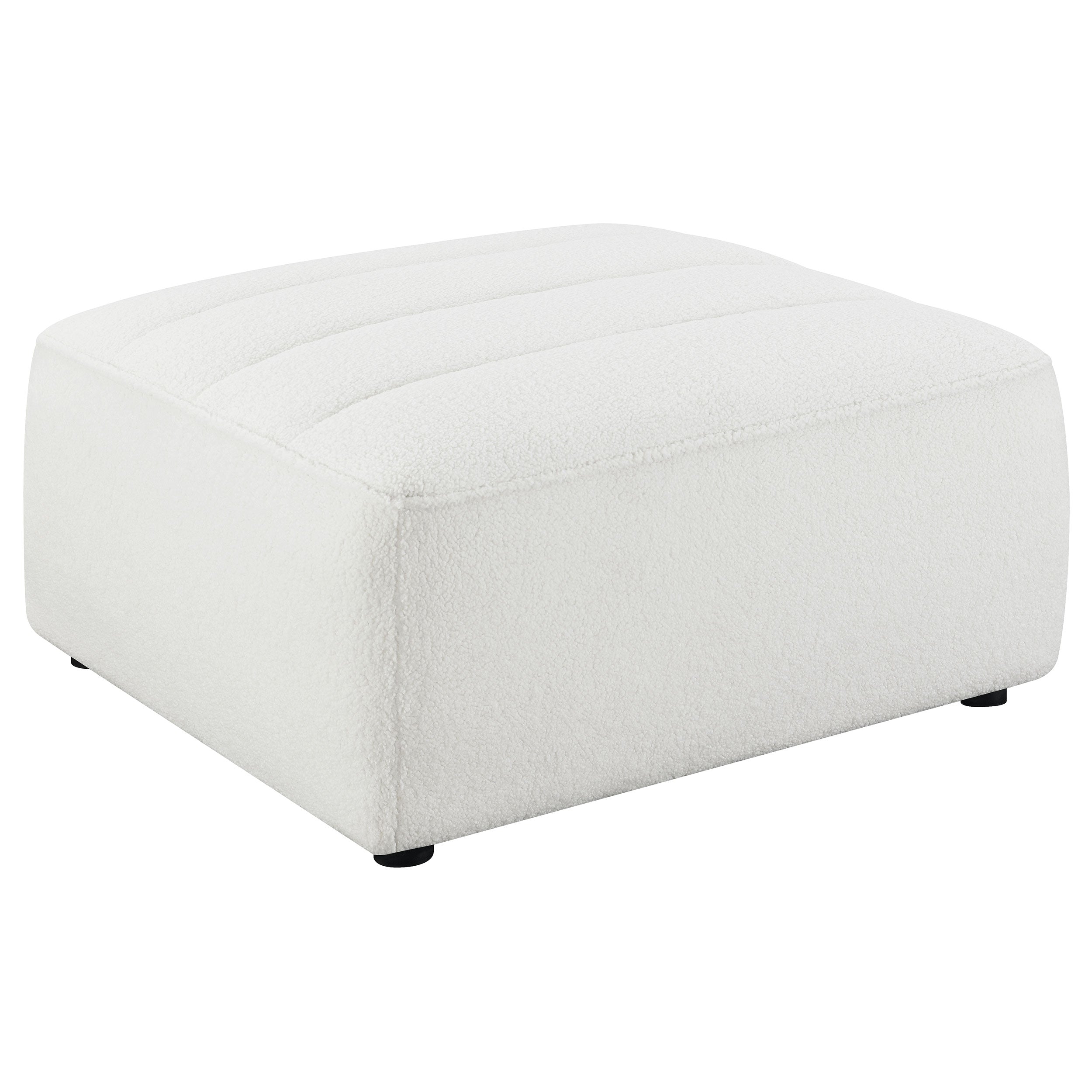 Sunny Upholstered Ottoman Natural image