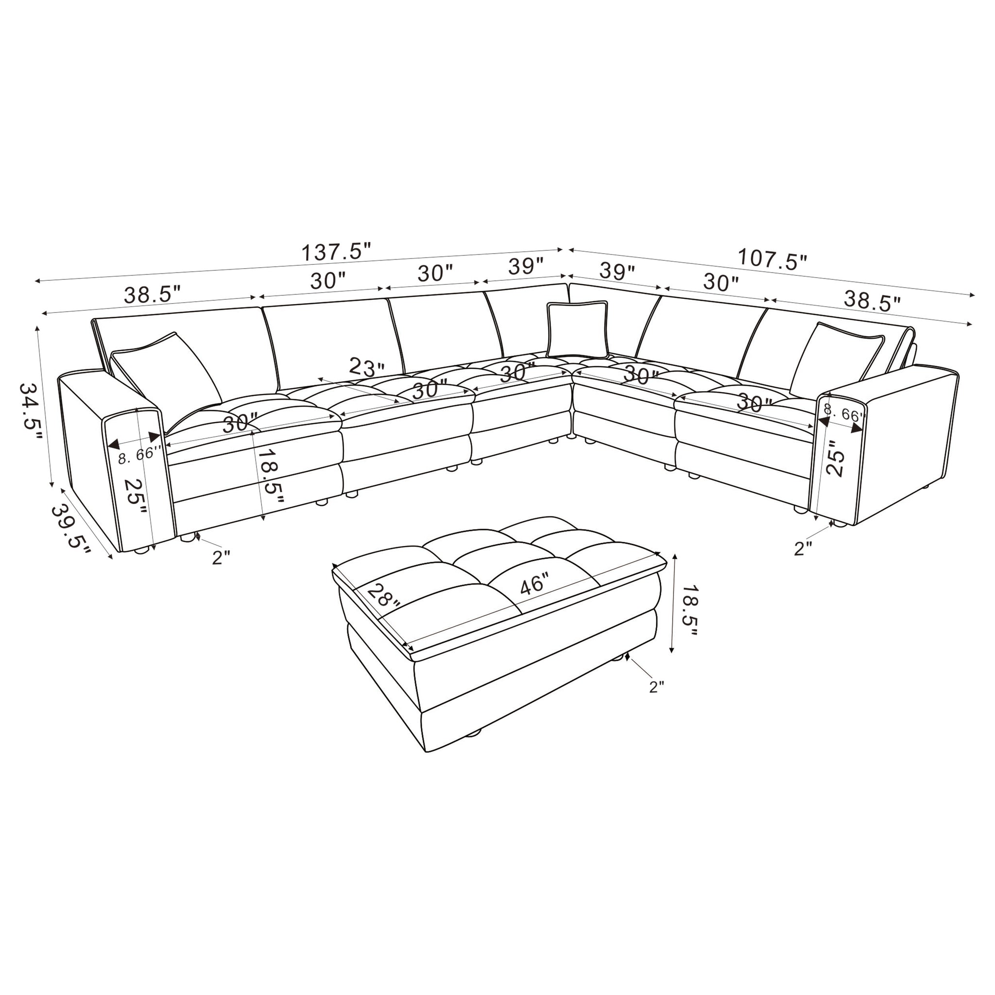 Atlantic Modular Sectionals