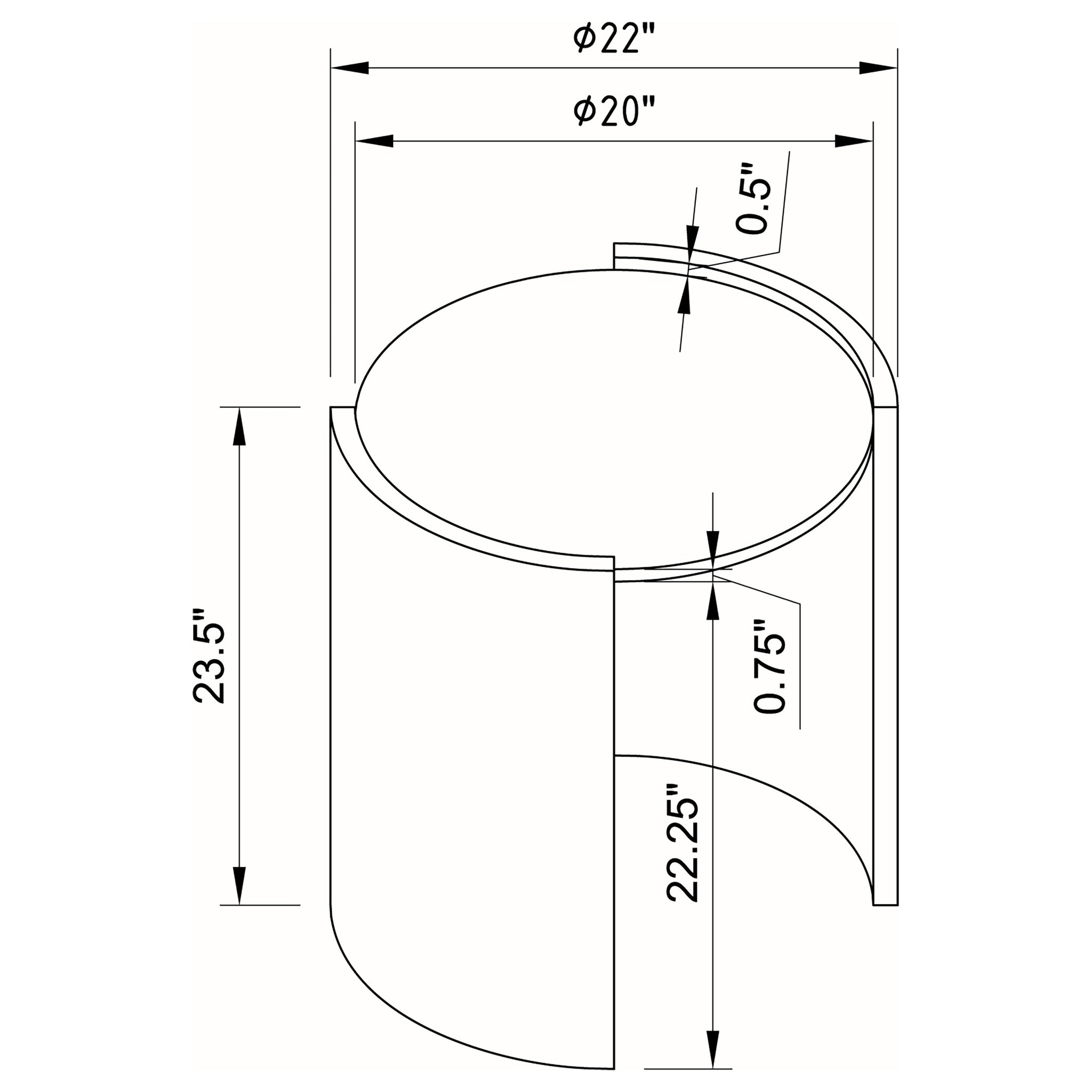 Gladstone End & Side Tables