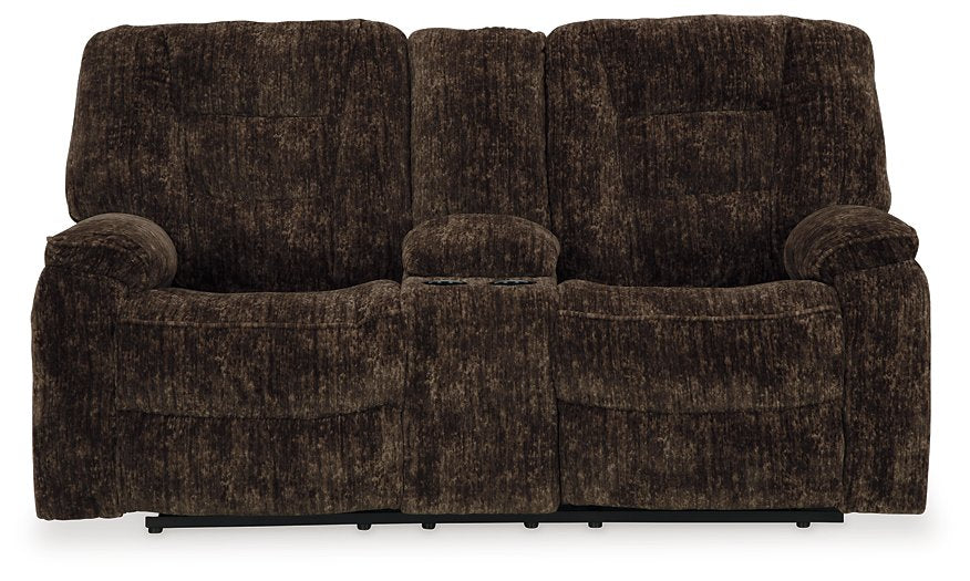 Soundwave Reclining Loveseat with Console - Furnish 4 Less 98 (NY)*