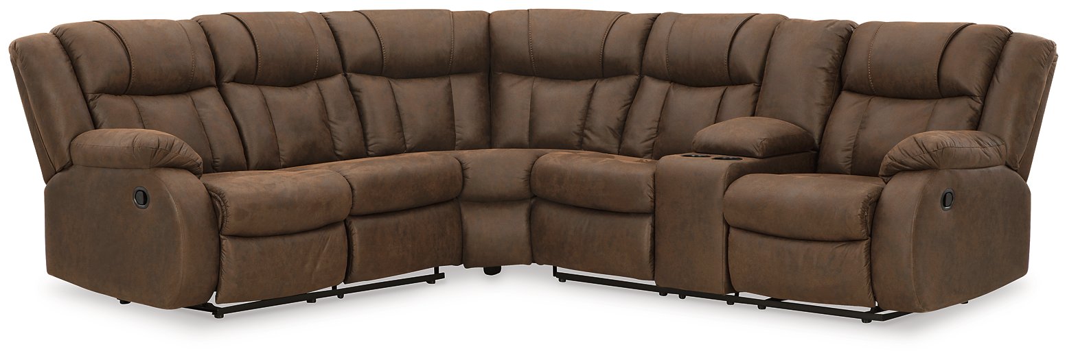 Trail Boys 2-Piece Reclining Sectional - Furnish 4 Less 98 (NY)*