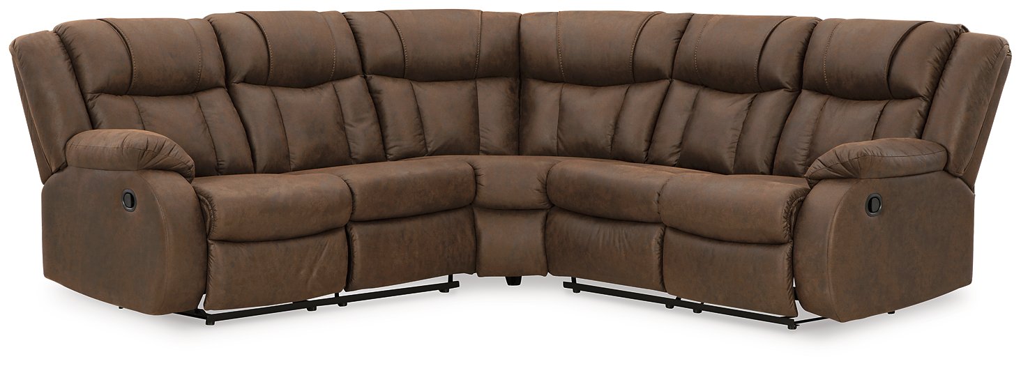 Trail Boys 2-Piece Reclining Sectional - Furnish 4 Less 98 (NY)*