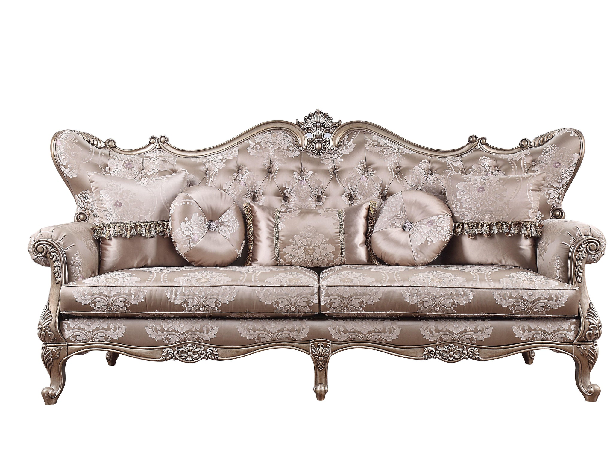 Jayceon - Sofa - Fabric & Champagne - Furnish 4 Less 98 (NY)*