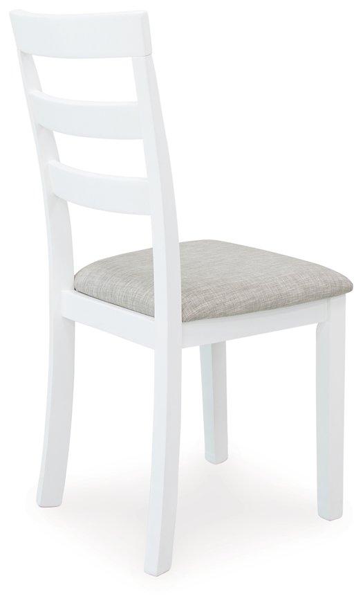 Stonehollow White/Gray Dining Table and Chairs with Bench (Set of 6) - Furnish 4 Less 98 (NY)*