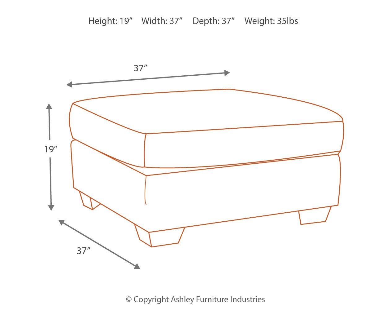 Accrington - Oversized Accent Ottoman