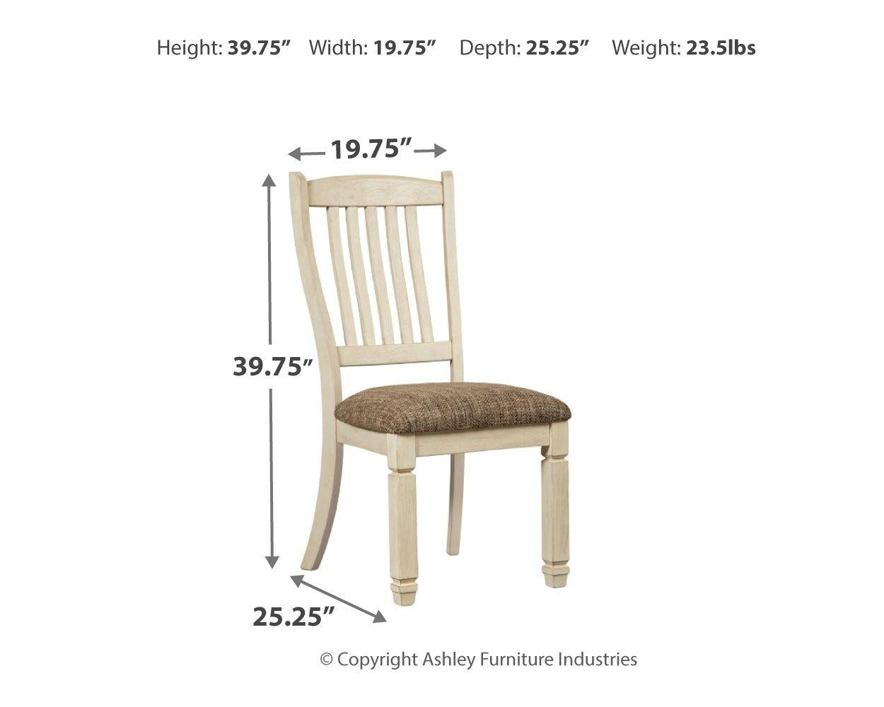 Bolanburg - Dining Uph Side Chair (2/cn) - Furnish 4 Less 98 (NY)*