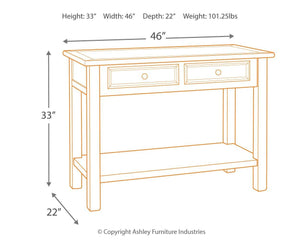 Bolanburg - Sofa Table - Furnish 4 Less 98 (NY)*