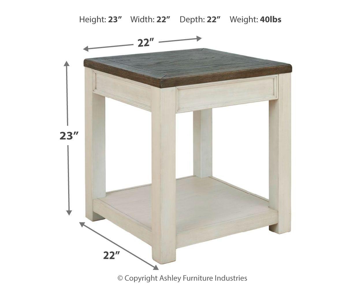 Bolanburg - Square End Table - Furnish 4 Less 98 (NY)*