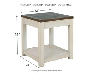 Bolanburg - Square End Table - Furnish 4 Less 98 (NY)*