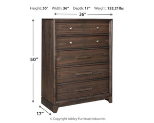 Brueban - Five Drawer Chest