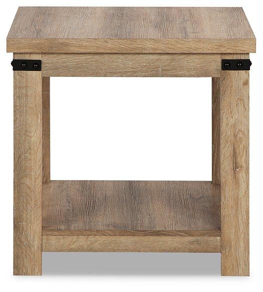 Calaboro Light Brown End Table