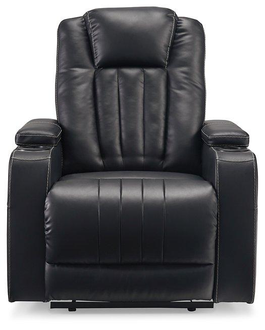 Center Point Black Recliner