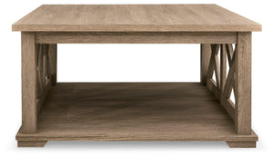 Elmferd - Square Cocktail Table - Furnish 4 Less 98 (NY)*