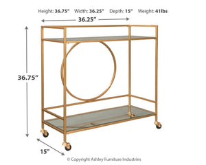 Jackford - Bar Cart - Furnish 4 Less 98 (NY)*