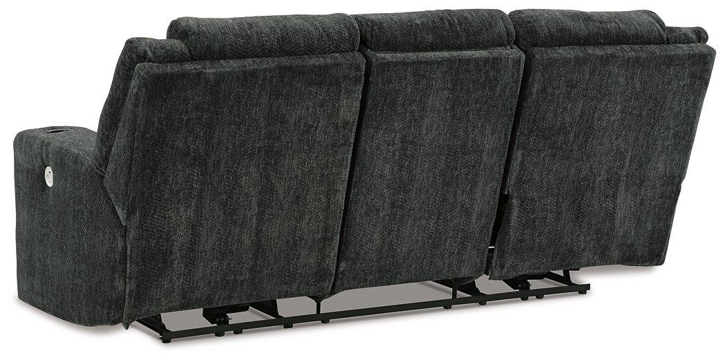 Martinglenn Power Reclining Sofa with Drop Down Table - Furnish 4 Less 98 (NY)*