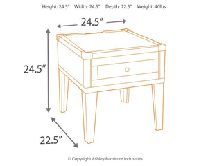 Todoe - Rectangular End Table - Furnish 4 Less 98 (NY)*