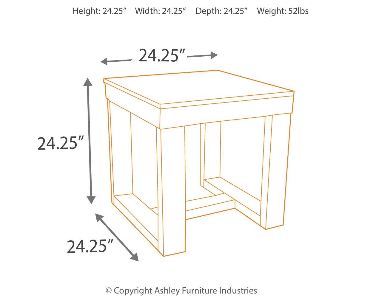 Watson - Square End Table - Furnish 4 Less 98 (NY)*