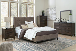 Wittland Upholstered Panel Bed - Furnish 4 Less 98 (NY)*