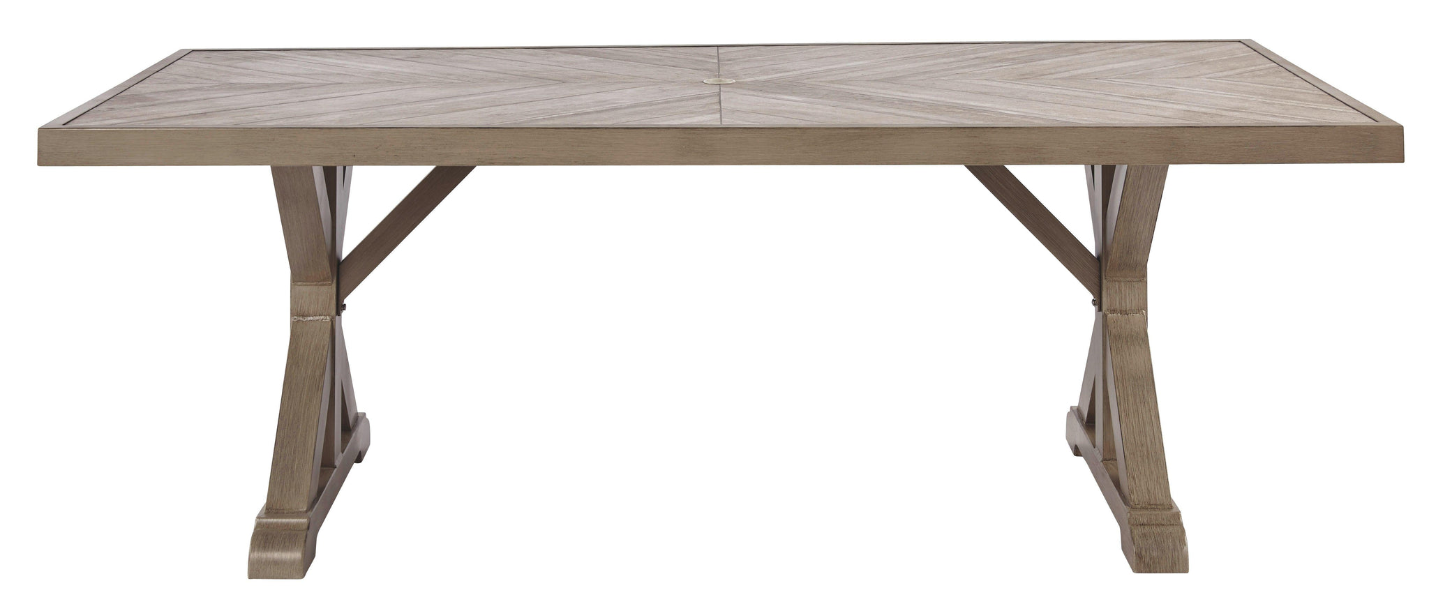 Beachcroft - Rect Dining Table W/umb Opt - Furnish 4 Less 98 (NY)*