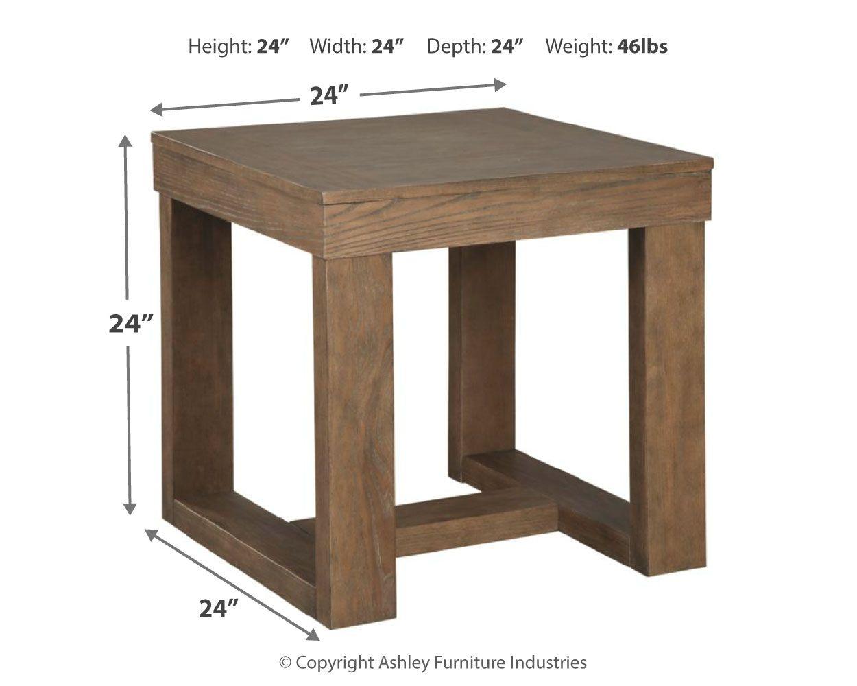 Cariton - Square End Table