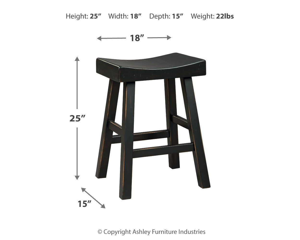 Glosco - Stool (2/cn) - Furnish 4 Less 98 (NY)*