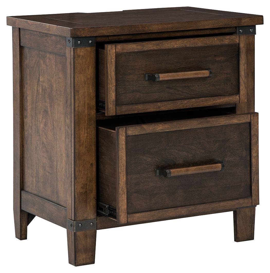 Wyattfield - Two Drawer Night Stand - Furnish 4 Less 98 (NY)*