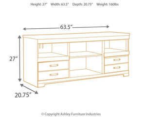 Trinell - Lg Tv Stand W/fireplace Option - Furnish 4 Less 98 (NY)*