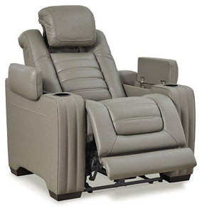 Backtrack Gray Power Recliner