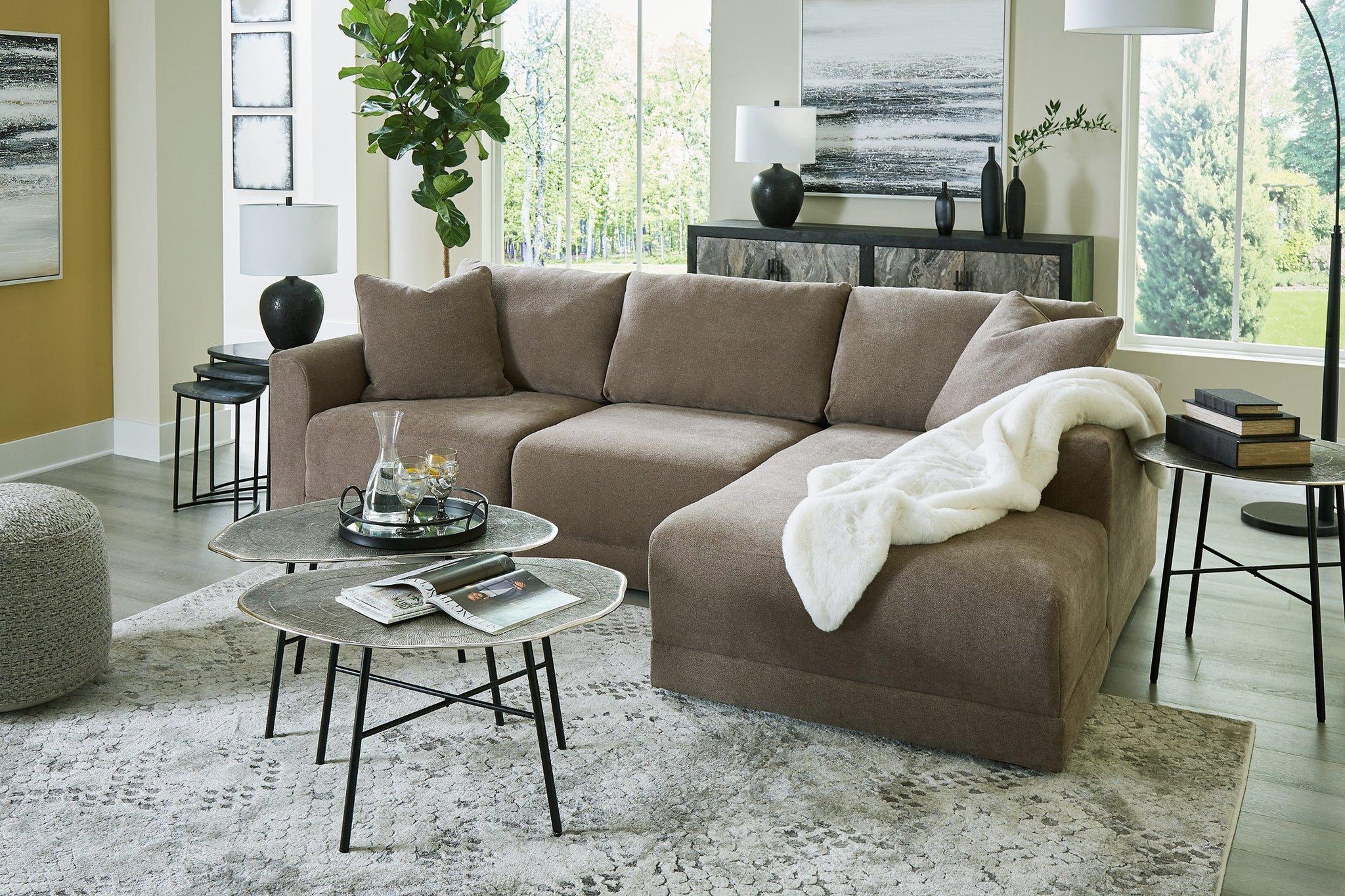 Raeanna 3-Piece Sectional Sofa with Chaise - Furnish 4 Less 98 (NY)*