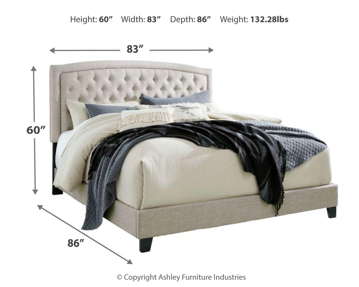 Jerary - Upholstered Bed - Furnish 4 Less 98 (NY)*