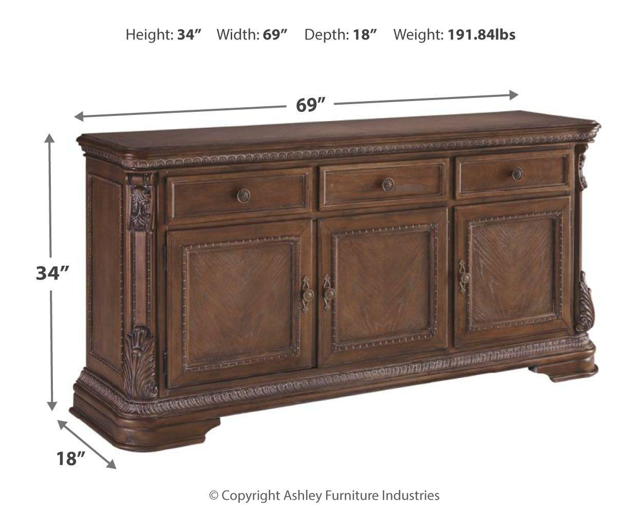 Charmond - Dining Room Buffet - Furnish 4 Less 98 (NY)*