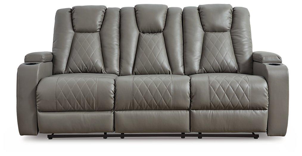 Mancin Reclining Sofa with Drop Down Table - Furnish 4 Less 98 (NY)*