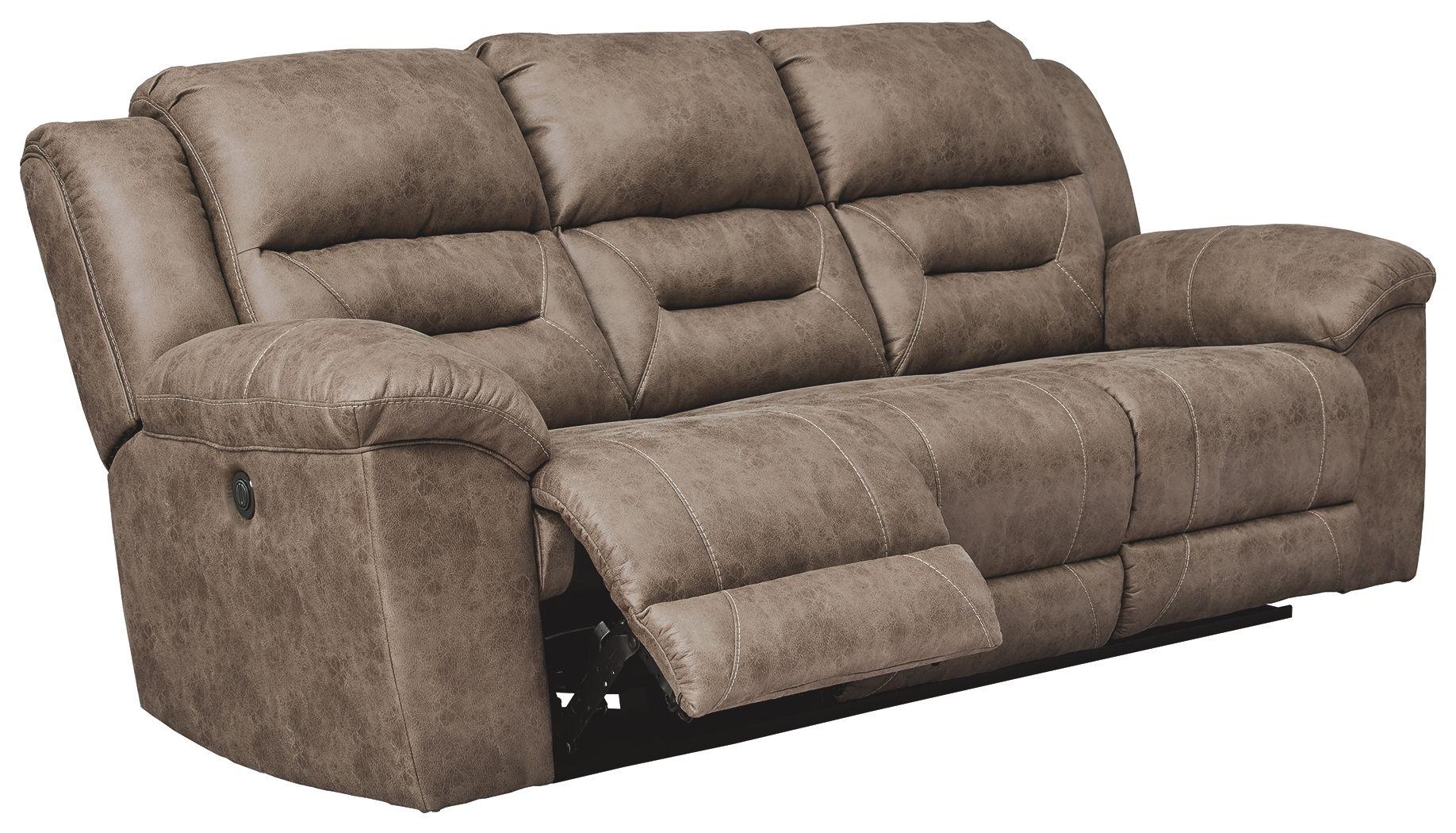 Stoneland - Reclining Power Sofa - Furnish 4 Less 98 (NY)*