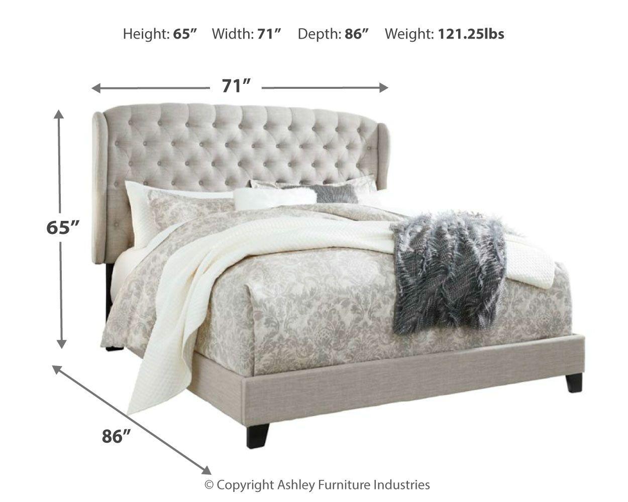 Jerary - Upholstered Bed - Furnish 4 Less 98 (NY)*