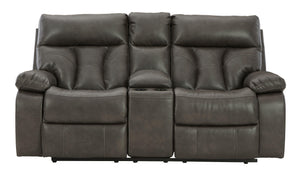 Willamen - Dbl Reclining Love W/ Console - Furnish 4 Less 98 (NY)*