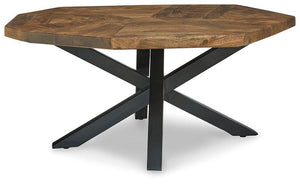 Haileeton Brown/Black Coffee Table