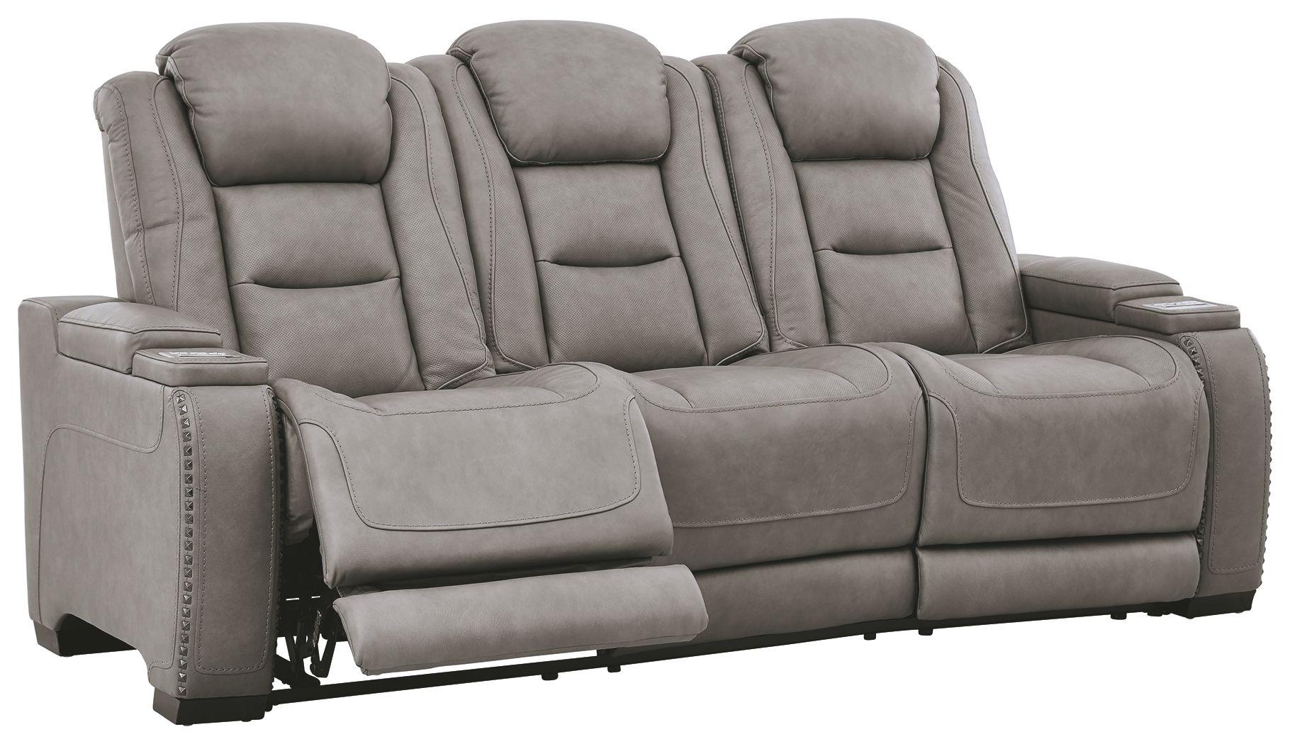 The Man-den - Pwr Rec Sofa With Adj Headrest - Furnish 4 Less 98 (NY)*