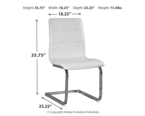 Madanere - Dining Uph Side Chair (4/cn) - Furnish 4 Less 98 (NY)*