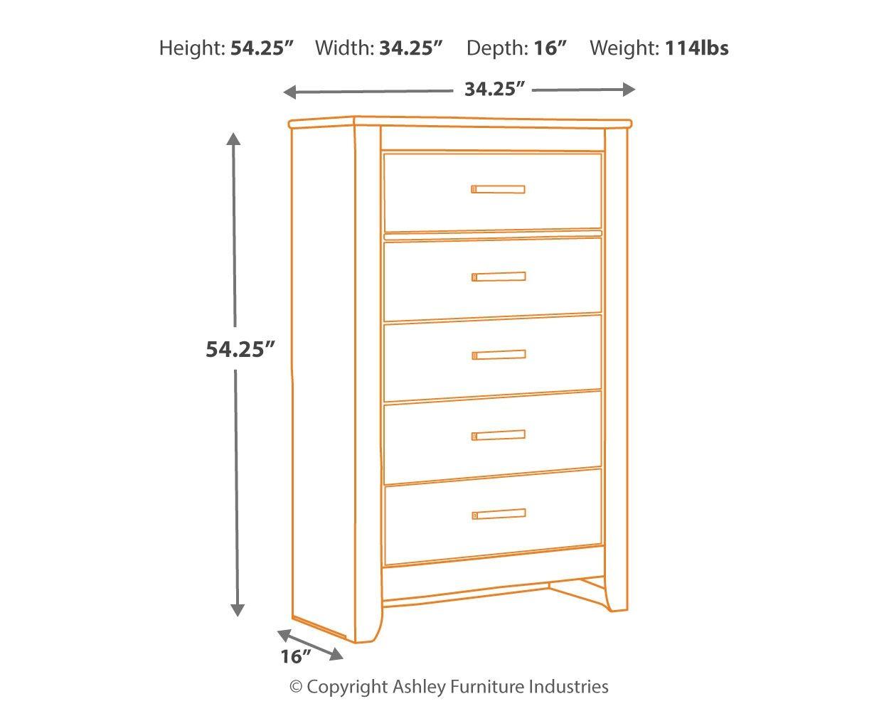 Brinxton - Five Drawer Chest