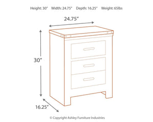 Trinell - Two Drawer Night Stand - Furnish 4 Less 98 (NY)*