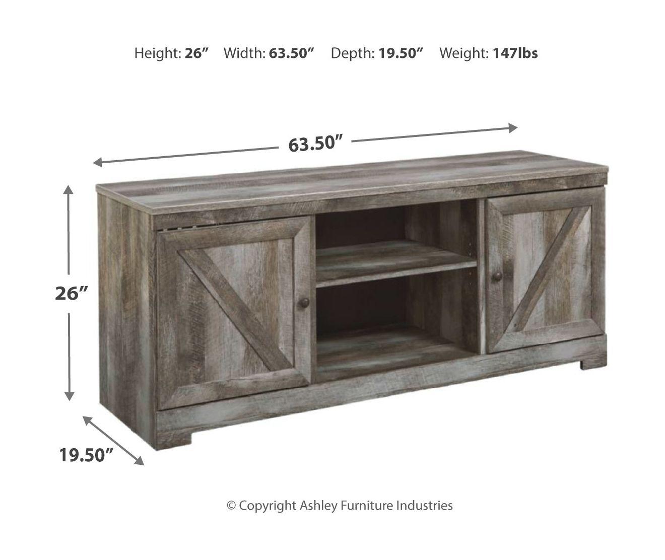 Wynnlow - 4 Pc. - Entertainment Center - 63" Tv Stand - Furnish 4 Less 98 (NY)*