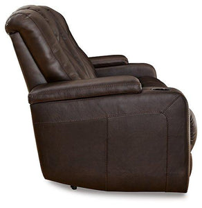 Mancin Reclining Sofa with Drop Down Table - Furnish 4 Less 98 (NY)*